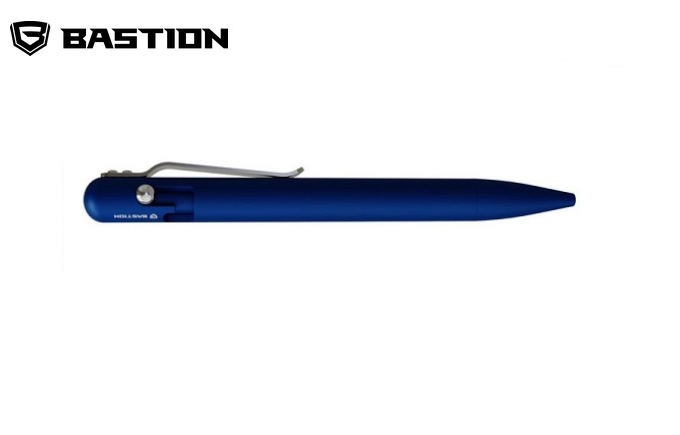 Bastion Bolt Action Pen, Aluminum Royal Blue, BSTN249L